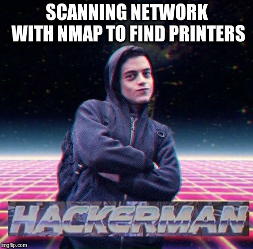 Nmap hacker Meme
